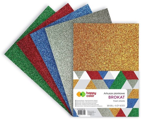 Arkusz piankowy Happy Color kolor: mix 5 ark. (HA 7132 2030-MIX) Arkusz piankowy Happy Color kolor: mix 5 ark. (HA 7132 2030-MIX)