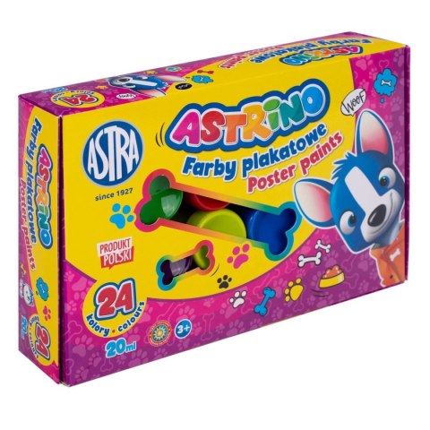 Farby plakatowe Astra kolor: mix 20ml 24 kolor. (303221005) Farby plakatowe Astra kolor: mix 20ml 24 kolor. (303221005)