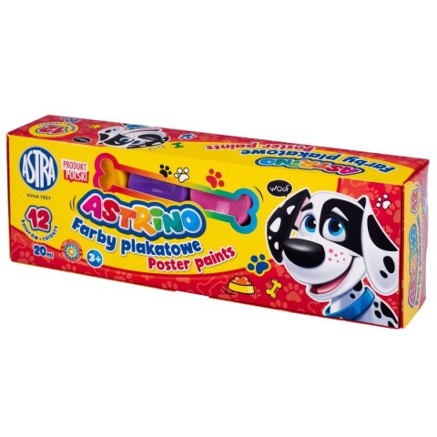 Farby plakatowe Astrino kolor: mix 20ml 12 kolor. (301221004) Farby plakatowe Astrino kolor: mix 20ml 12 kolor. (301221004)