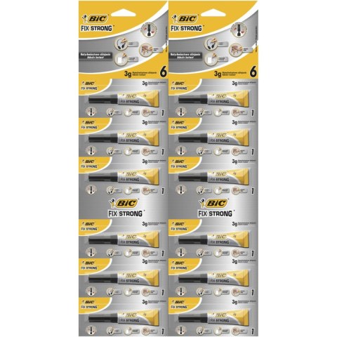 Klej błyskawiczny Bic Fix Strong 3g (904826) Klej błyskawiczny Bic Fix Strong 3g (904826)