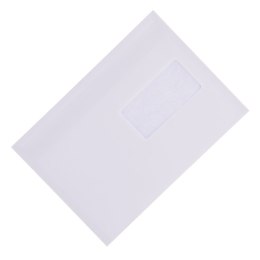 Koperta A&G Koperty OKP hk C5 biała okno prawe [mm:] 162x229 (4407) 500 sztuk