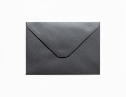 Koperta Galeria Papieru pearl C6 czarna (280277) 10 sztuk