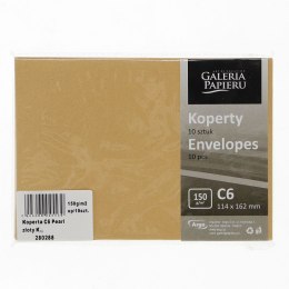 Koperta Argo pearl złoty k 150g C6 złota (280288) 10 sztuk
