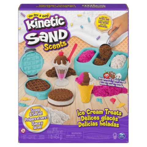 Piasek kinetyczny Spin Master Kinetic Sand zestaw Ice cream (6059742) Piasek kinetyczny Spin Master Kinetic Sand zestaw Ice cream (6059742)