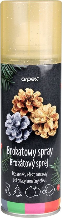 Spray brokatowy, złoty 100ml Arpex (KA6067)