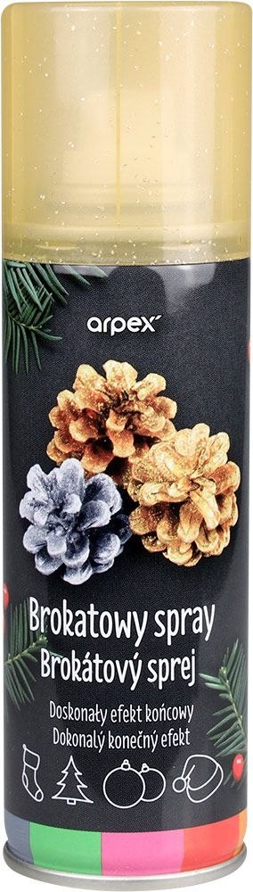 Spray brokatowy, złoty 100ml Arpex (KA6067) Spray brokatowy, złoty 100ml Arpex (KA6067)