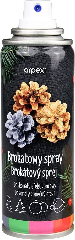 Spray brokatowy, złoty 100ml Arpex (KA6067) Spray brokatowy, złoty 100ml Arpex (KA6067)
