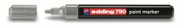 Marker specjalistyczny Edding 790 srebrny 2,0-3,0mm okrągła/ścięta końcówka