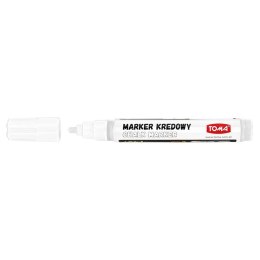 Marker specjalistyczny Toma biały kredowy biały 4,5mm okrągła końcówka (To-292)