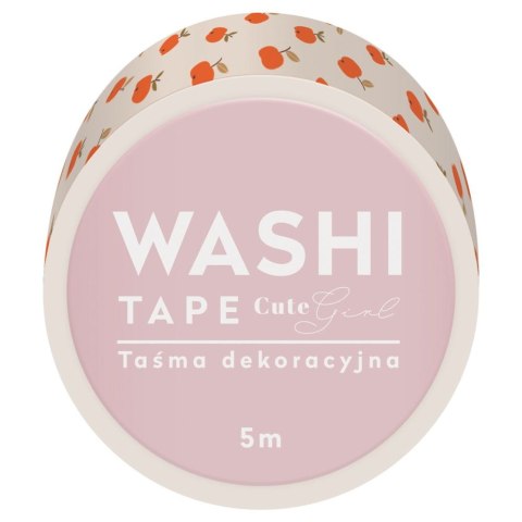 Taśma ozdobna taśma samoprzylepna CUTE GIRL 15x5 [mm x m] mix Interdruk (5902277303837)