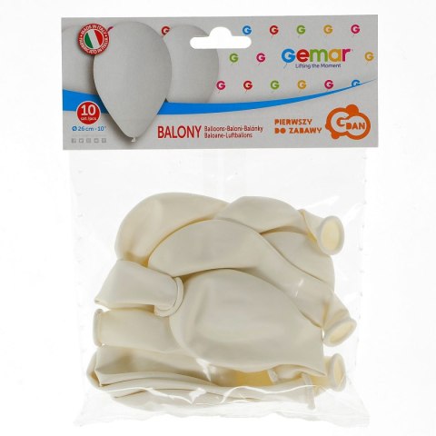 Balon gumowy Godan BALON PASTEL pastelowy biała 260mm 10cal (G90/FI/08) Balon gumowy Godan BALON PASTEL pastelowy biała 260mm 10cal (G90/FI/08)