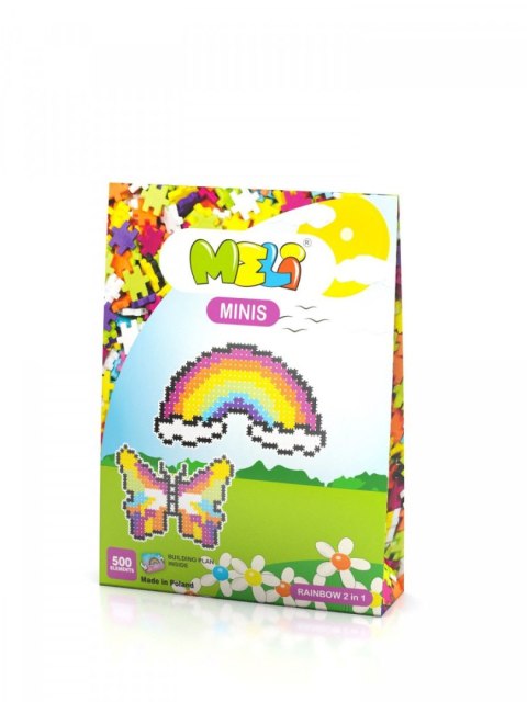 Klocki plastikowe Meli Minis Rainbow 2w1 500 el. (50331) Klocki plastikowe Meli Minis Rainbow 2w1 500 el. (50331)