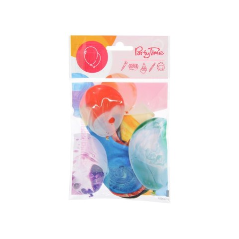 Balon gumowy Arpex marmurkowe 5 sztuk mix 30mm (K9106) Balon gumowy Arpex marmurkowe 5 sztuk mix 30mm (K9106)