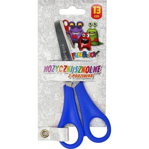 Nożyczki Fun&Joy z podziałką 13cm (FJS1002) Nożyczki Fun&Joy z podziałką 13cm (FJS1002)