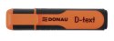 Zakreślacz D-Text wkład pomarańczowy 1,0-5,0mm Donau (7358001PL-12)