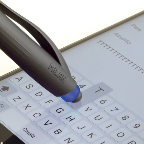 Długopis standardowy Milan P1 Stylus niebieski (1765914925B) Długopis standardowy Milan P1 Stylus niebieski (1765914925B)