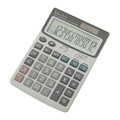 Kalkulator na biurko Vector (KAV CD-2442T) Kalkulator na biurko Vector (KAV CD-2442T)