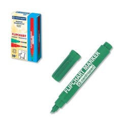 Marker do papieru Centropen 8560 zielony 1,0-4,6mm ścięta końcówka