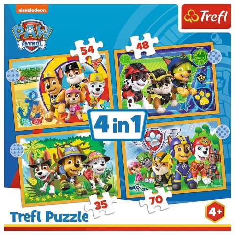 Puzzle 4w1 el. Trefl (34395)