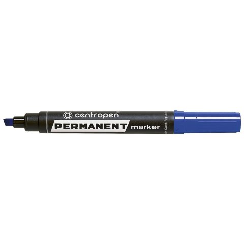 Marker permanentny Centropen 8576 niebieski 2,0-5,0mm ścięta końcówka Marker permanentny Centropen 8576 niebieski 2,0-5,0mm ścięta końcówka