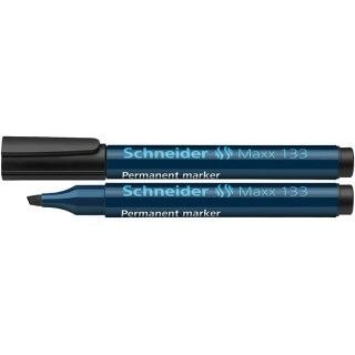 Marker permanentny Schneider Maxx 133 czarny 4,0mm ścięta końcówka (SR113301) Marker permanentny Schneider Maxx 133 czarny 4,0mm ścięta końcówka (SR113301)