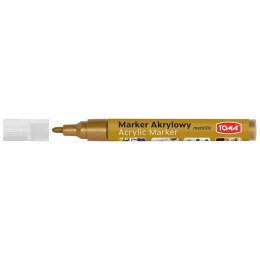 Marker specjalistyczny Toma akrylowy-żółty żółty 2,5mm okrągła końcówka (TO-402)