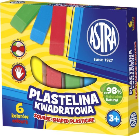Plastelina Astra 6 kol. kwadratowa mix (83811908) Plastelina Astra 6 kol. kwadratowa mix (83811908)