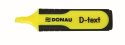Zakreślacz Donau D-Text żółty 1,0-5,0mm (7358001PL-11)
