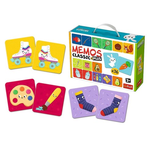 Gra pamięciowa Trefl Memos Classic & Plus, Logic (02272) Gra pamięciowa Trefl Memos Classic & Plus, Logic (02272)