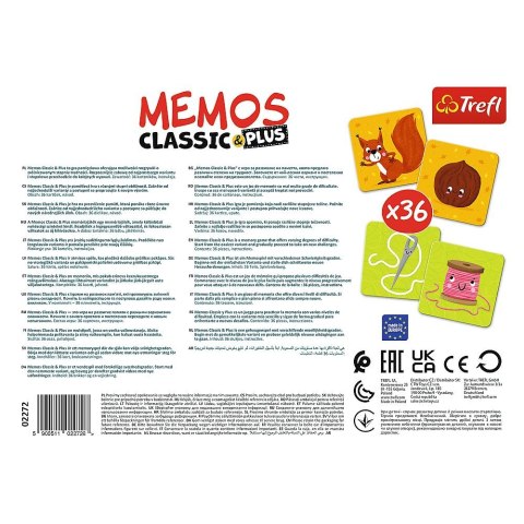 Gra pamięciowa Trefl Memos Classic & Plus, Logic (02272) Gra pamięciowa Trefl Memos Classic & Plus, Logic (02272)