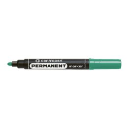 Marker permanentny Centropen zielony 2,5mm okrągła końcówka