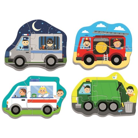 Puzzle Trefl puzzle baby classic pojazdy i zawody 3, 4, 5, 6 el. (36071) Puzzle Trefl puzzle baby classic pojazdy i zawody 3, 4, 5, 6 el. (36071)
