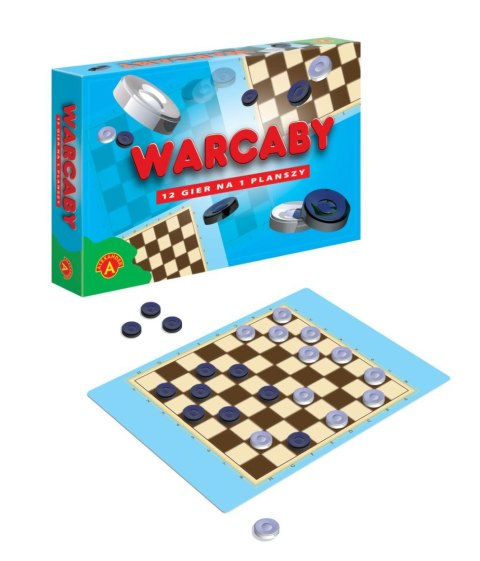 Gra planszowa Warcaby 12 wersji Alexander Gra planszowa Warcaby 12 wersji Alexander