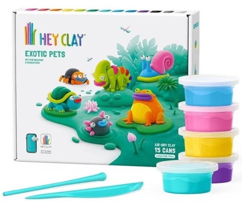 Masa plastyczna dla dzieci Tm Toys Hey Clay Egzotyczne zwierzęta mix (HLC15025CEE) Masa plastyczna dla dzieci Tm Toys Hey Clay Egzotyczne zwierzęta mix (HLC15025CEE)