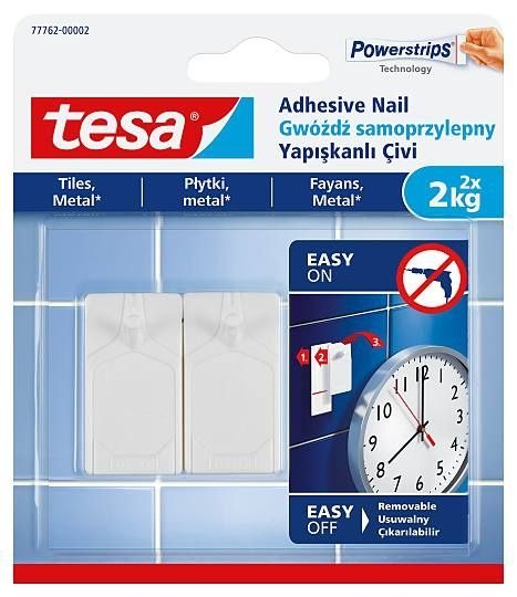 Plaster samoprzylepny Tesa gwóźdź samoprzylepny do płytek (77762) Plaster samoprzylepny Tesa gwóźdź samoprzylepny do płytek (77762)