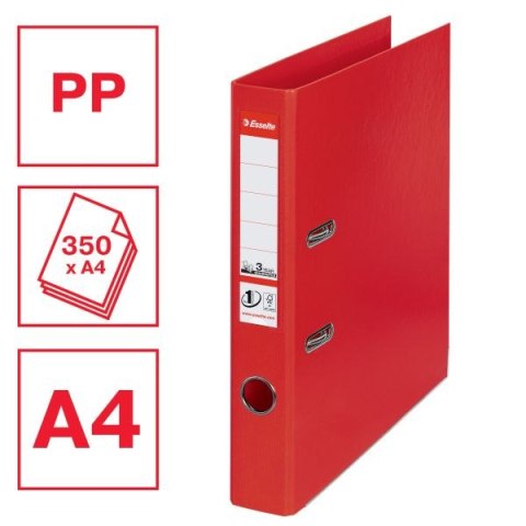 Segregator dźwigniowy Esselte No.1 Power A4 50mm czerwony (811430) Segregator dźwigniowy Esselte No.1 Power A4 50mm czerwony (811430)