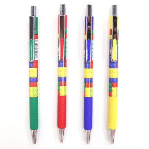 Długopis olejowy Vinson Fashion 106 KLOCKI niebieski 0,7mm Długopis olejowy Vinson Fashion 106 KLOCKI niebieski 0,7mm