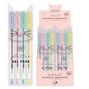 Długopis żelowy Interdruk SWEET żelowy 4 kolory w op. mix 0,8mm (5902277330024)