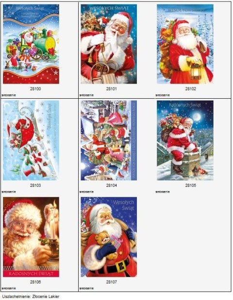 Kartka Boże Narodzenie świecka składana Pol-Mak B6 mix wzorów (B6Z_GWŚW) Kartka Boże Narodzenie świecka składana Pol-Mak B6 mix wzorów (B6Z_GWŚW)