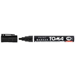 Marker olejowy Toma czarny 2,5mm okrągła końcówka (TO-440 3 2)