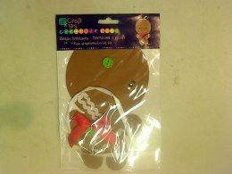 Ozdoba piankowa zestaw kreatywny pierniczek z pianki Dp Craft (kspi-117)