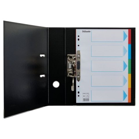Przekładka czysta A4 mix kolorów 160g 5k [mm:] 225x297 Esselte (100191)