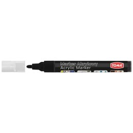Marker specjalistyczny Toma akrylowy-czarny czarny 2,5mm okrągła końcówka (TO-402)