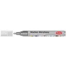 Marker specjalistyczny Toma akrylowy-srebrny srebrny 2,5mm okrągła końcówka (TO-402)