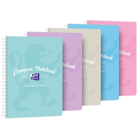 Notes Oxford Campus Pastel B5+ 80k. krata (400160107) Notes Oxford Campus Pastel B5+ 80k. krata (400160107)