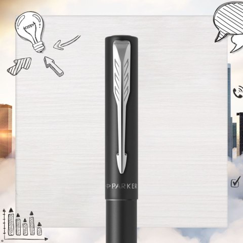 Ekskluzywne pióro tłoczkowe Parker VECTOR XL M czarny (2159744) Ekskluzywne pióro tłoczkowe Parker VECTOR XL M czarny (2159744)