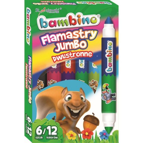 Flamaster St.Majewski Jumbo Dwustronny 12 kol. Flamaster St.Majewski Jumbo Dwustronny 12 kol.