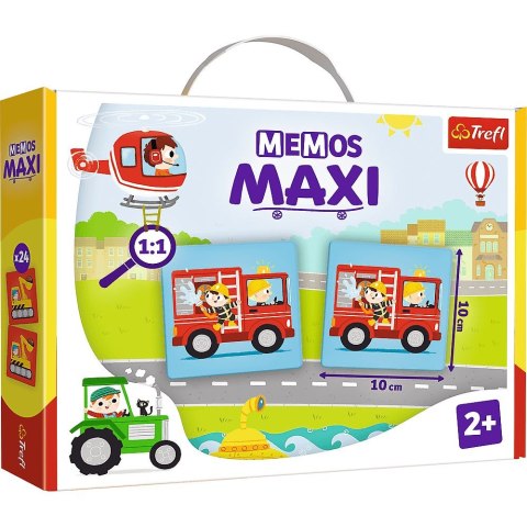 Gra pamięciowa Trefl Memos Maxi Pojazdy (02267) Gra pamięciowa Trefl Memos Maxi Pojazdy (02267)