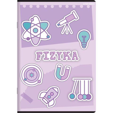 Zeszyt fizyka mix A5 60k. 70g krata Top 2000 (400168954)