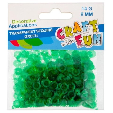 Cekiny Mega Creative zielony transparentny 14g (439329) Cekiny Mega Creative zielony transparentny 14g (439329)